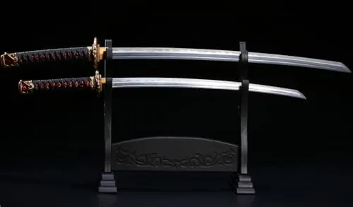 1/6 Scale Figure Accessory: Japanese Samurai Ronin Die-cast Alloy Katana-Wakizashi Series Model Collectible