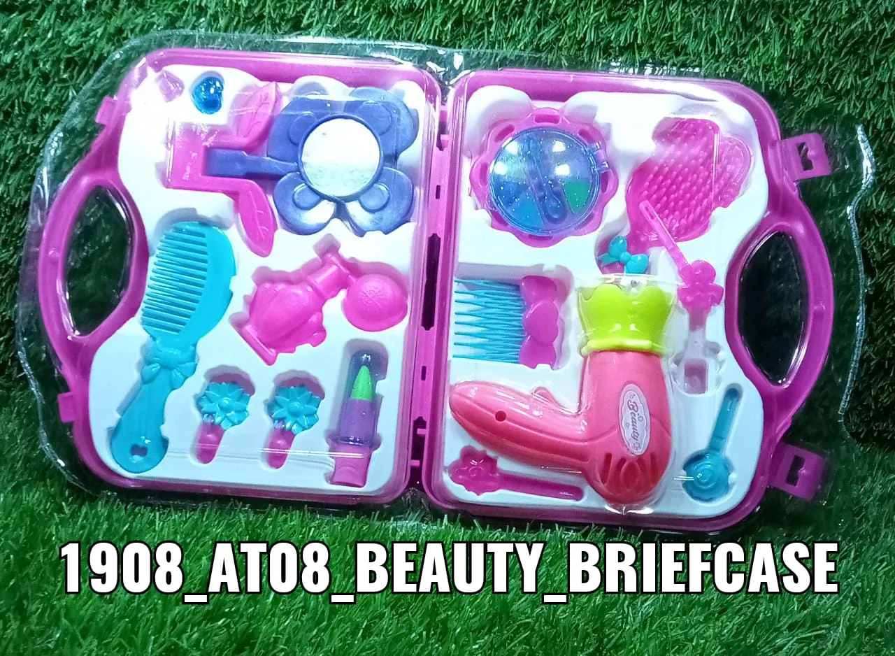 1908 Beauty Make up Set for Kids Girls with Fold-able Suitcase (Multicolour)