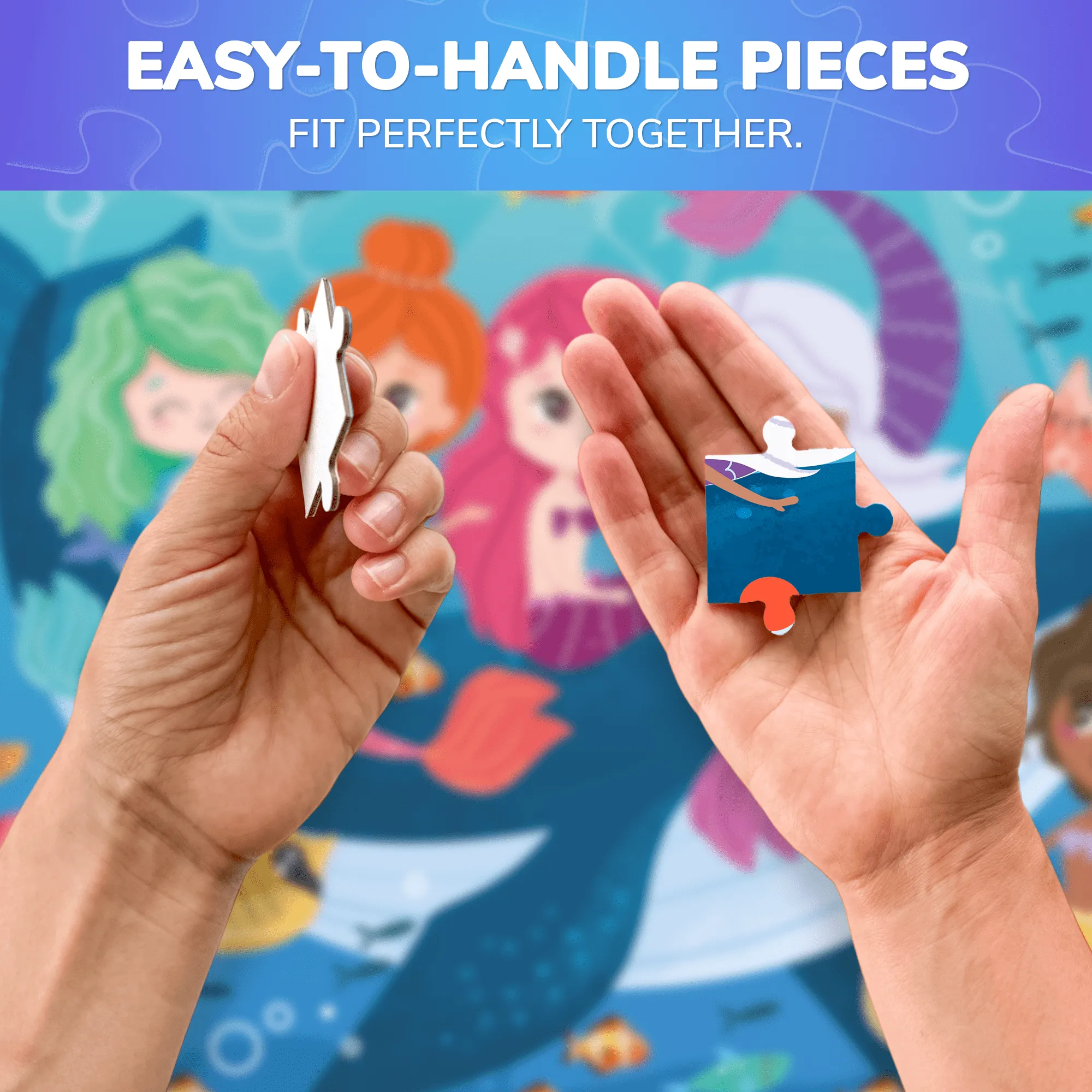 30 Pcs Jigsaw Puzzles for Kids | Mermaids