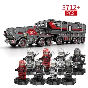 3712Pcs Truck Bricks Toys For Boys Carrier Car Building Blocks Technical Military Tank Cargo Fa1118