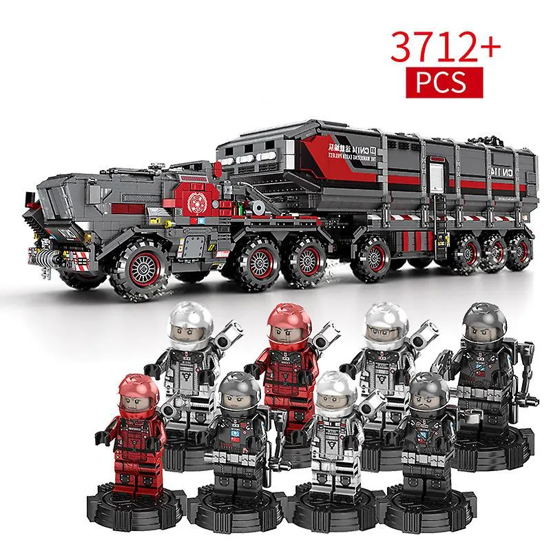 3712Pcs Truck Bricks Toys For Boys Carrier Car Building Blocks Technical Military Tank Cargo Fa1118