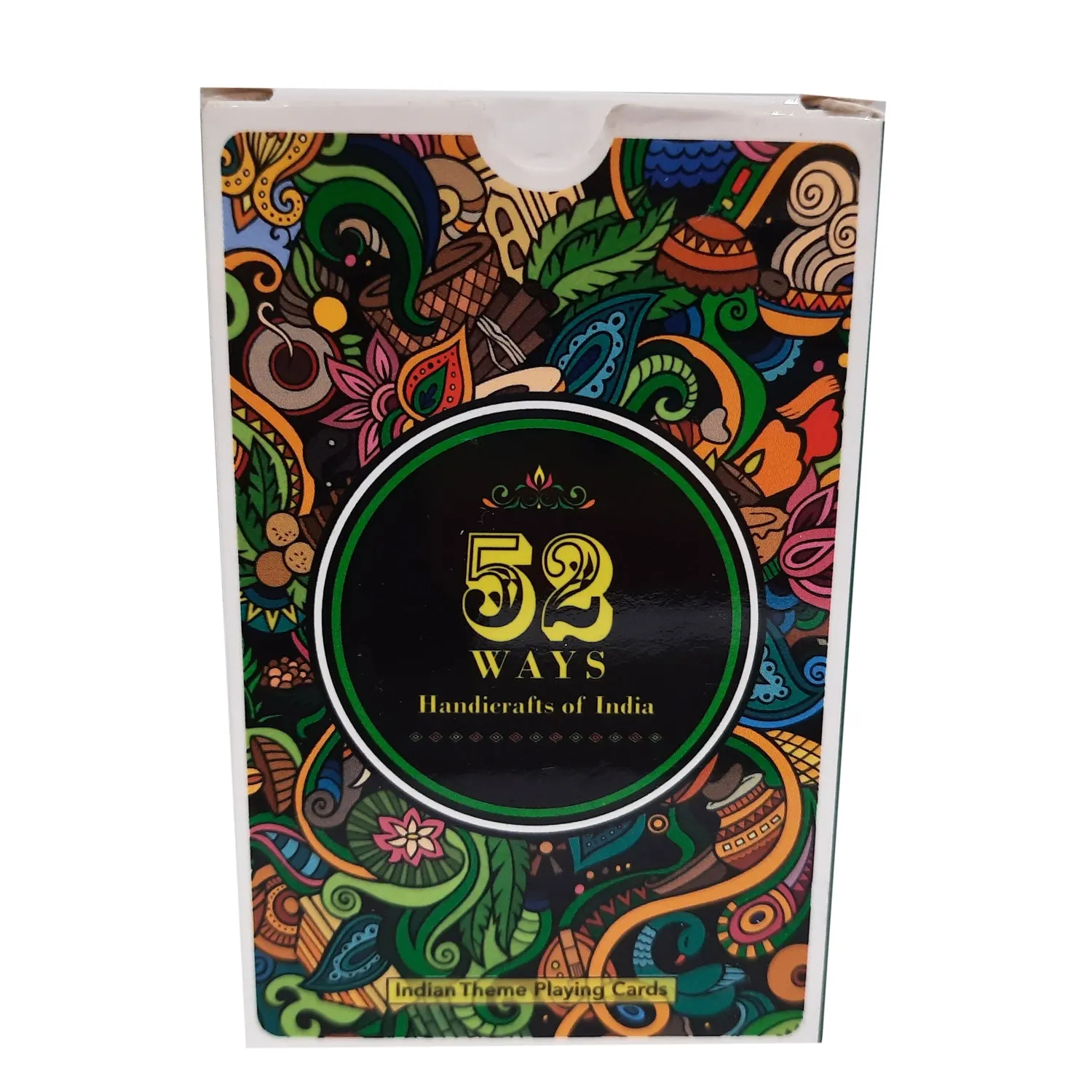 52 Playing Cards in Handicraft of India Design