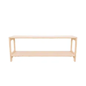 Aspire Single Shelf Bookshelf - Varnished