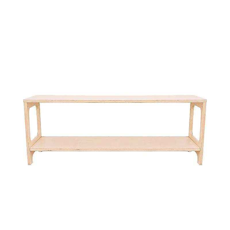 Aspire Single Shelf Bookshelf - Varnished