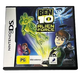 Ben 10 Alien Force Nintendo DS 2DS 3DS Game *Complete* (Pre-Owned)