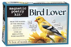 Bird Lover Magnetic Poetry Kit