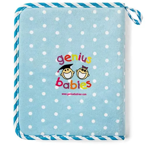 Blue Fleece Baby Boy Photo Album for Black, Brown, Multiracial Baby