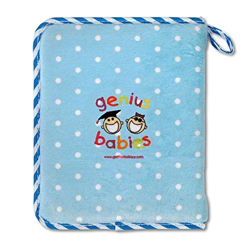 Blue Fleece Baby Boy Photo Album (Holds 15 Photos)