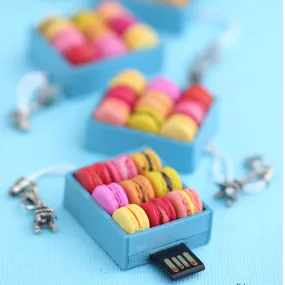 Box Of Miniature French Macaron Novelty Pen Drive