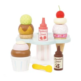 Carlo's Gelato Wooden Ice Cream Set