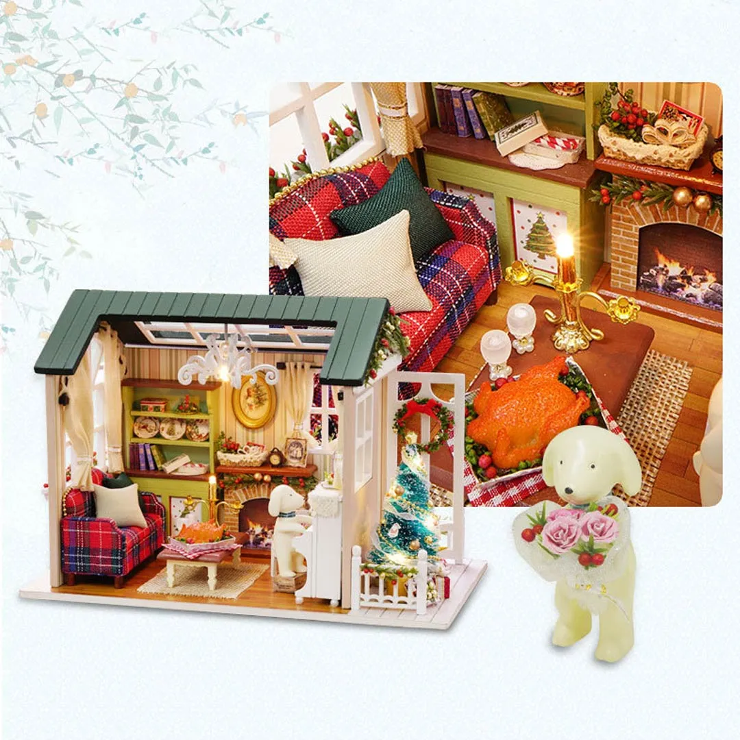 Christmas Times Mini Doll House Kit