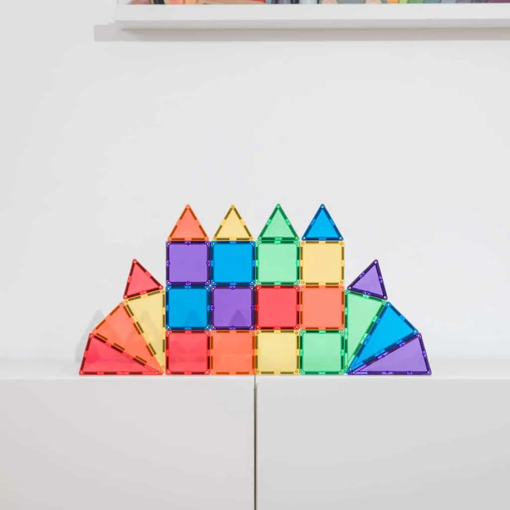 Connetix Rainbow Mini Pack – 24 Piece Set