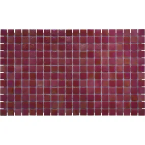 Crimson Reef, 1" x 1" - Glass Tile