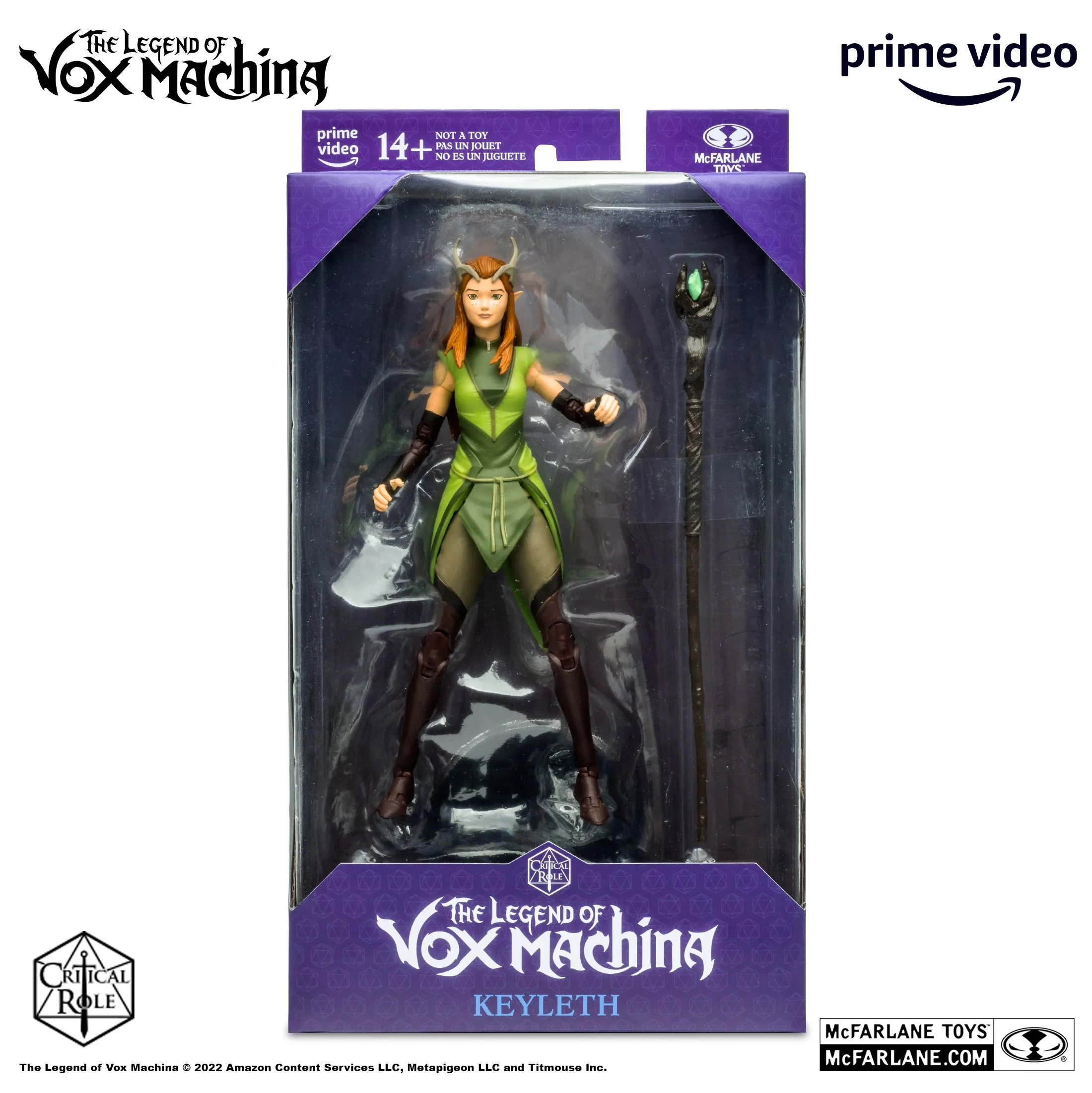 Critical Role Keyleth (The Legend of Vox Machina) 7" Inch Scale Action Figure - McFarlane Toys