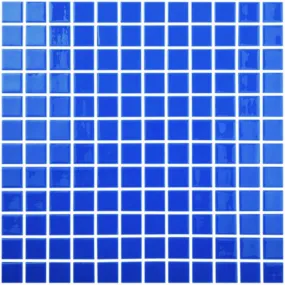 Denim Blue, 1" x 1" - Glass Tile