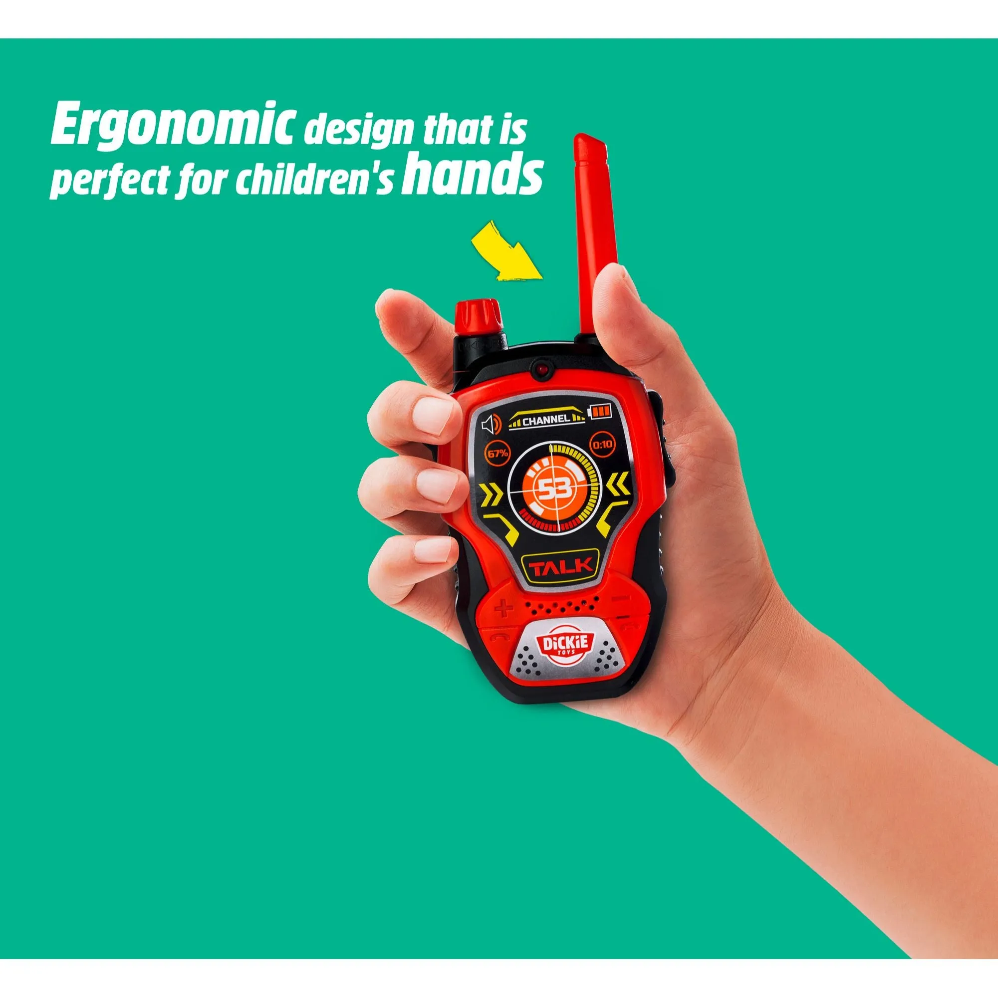 Dickie Toys Walkie Talkie Fun - Red