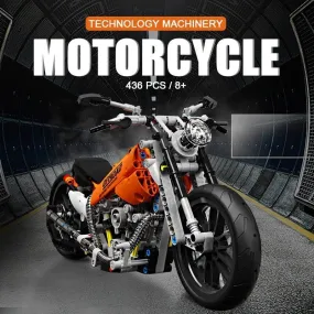 DIY Racing Motorcycle Model Building Blocks