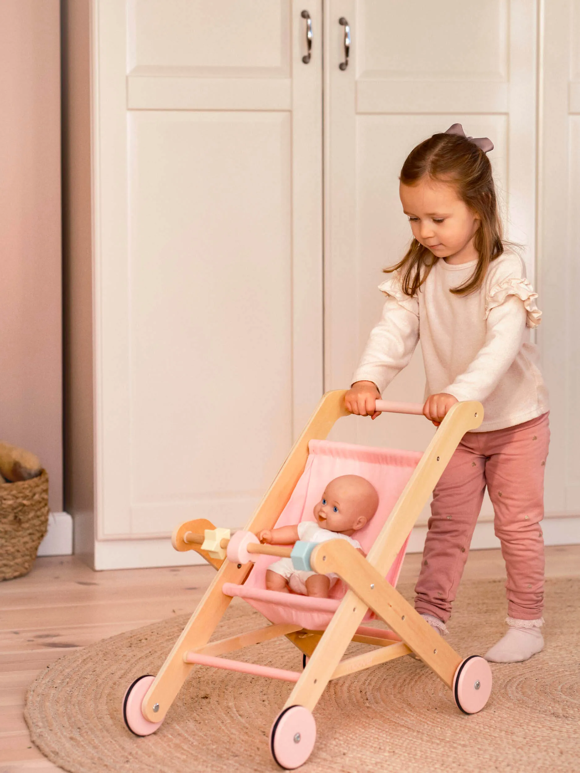 Dolls Stroller Pink