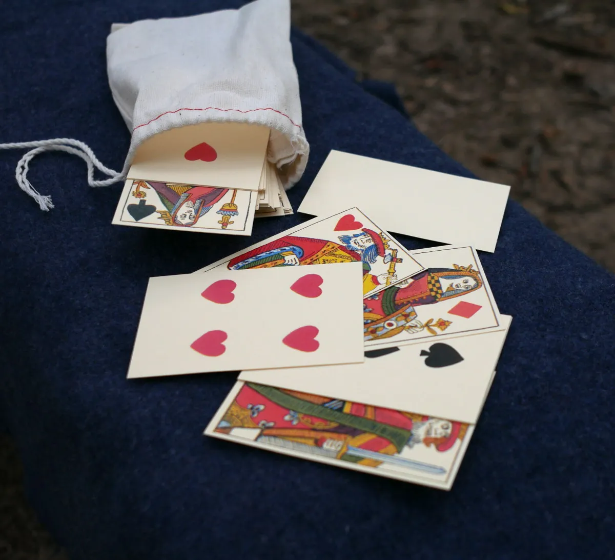 Early Playing Cards in Bag