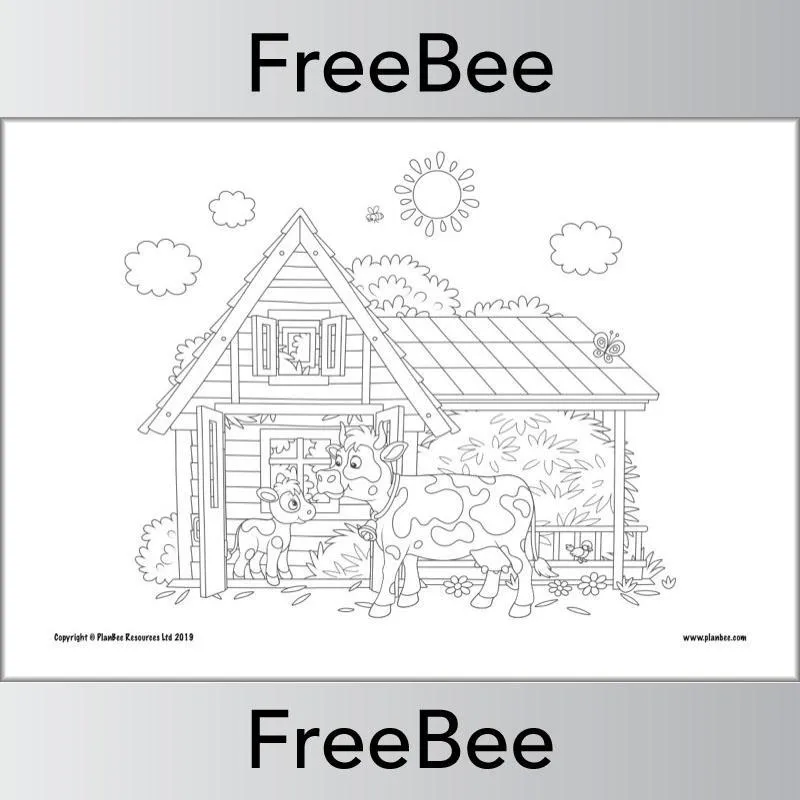 Farm Colouring Pages