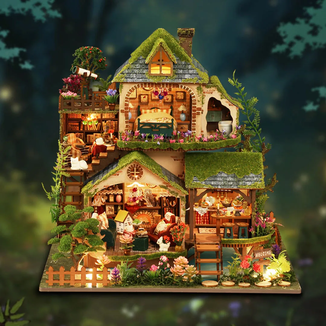 Forest Adventures DIY Miniature Dollhouse Kit