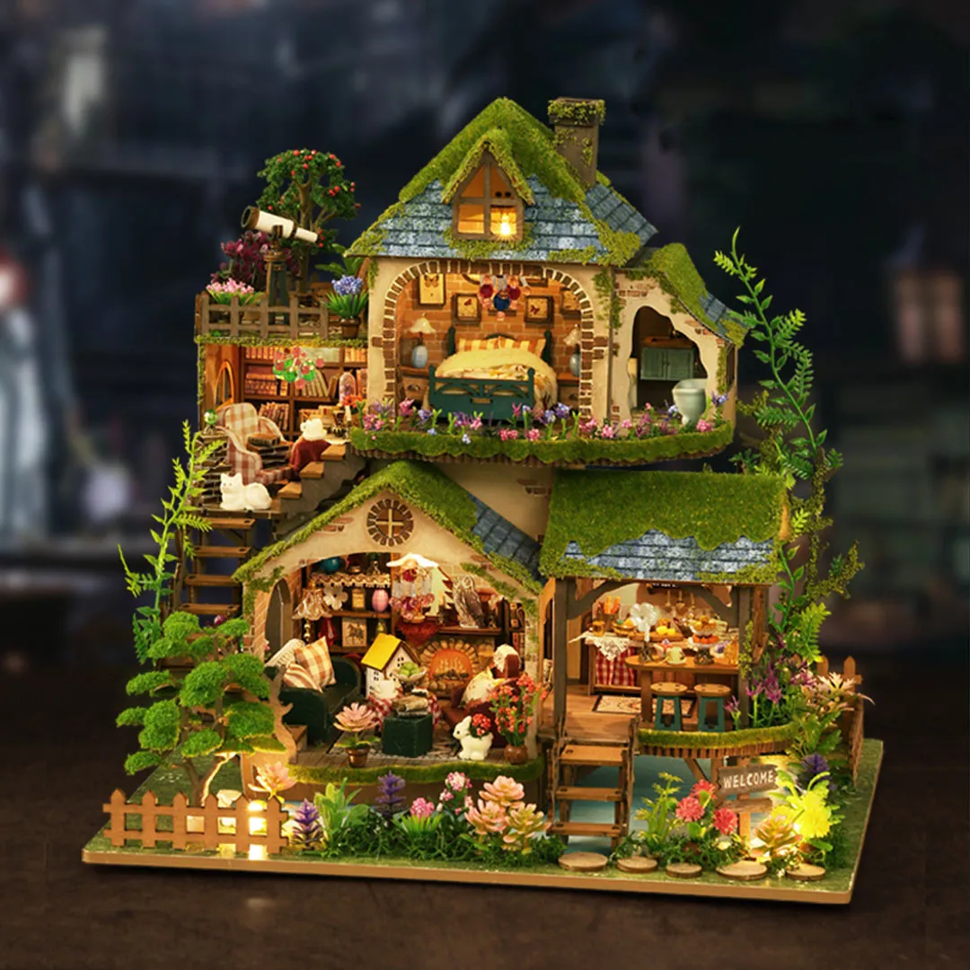 Forest Adventures DIY Miniature Dollhouse Kit