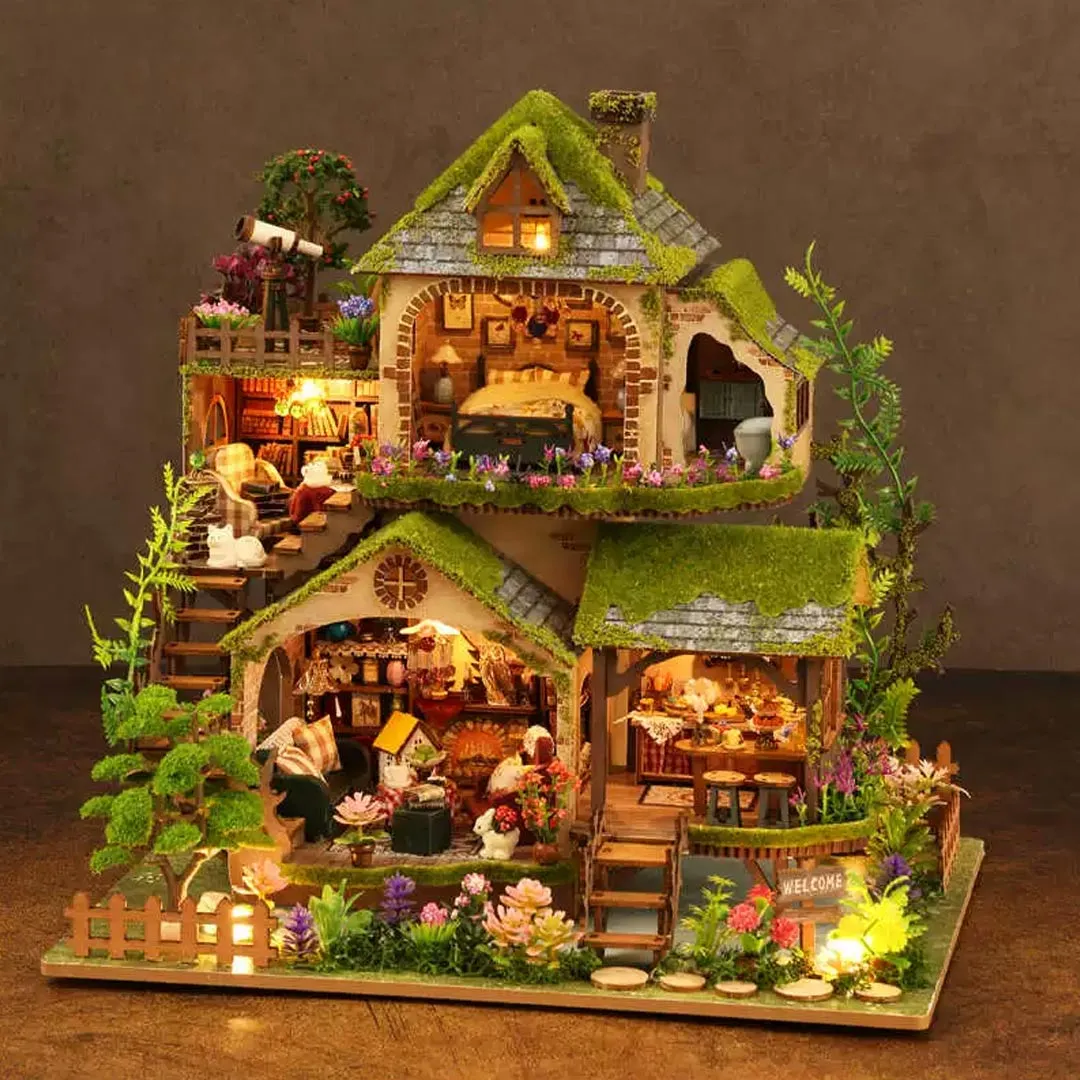 Forest Adventures DIY Miniature Dollhouse Kit