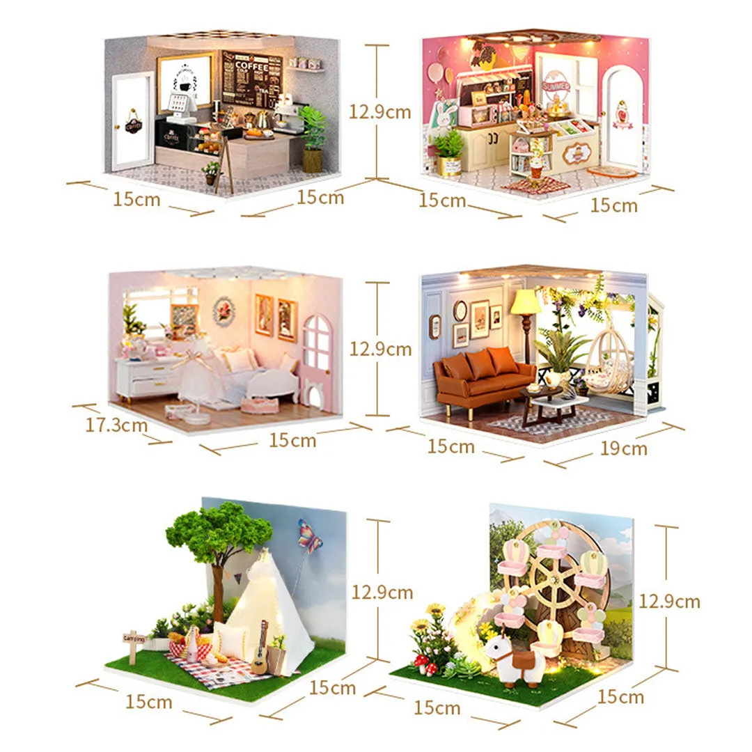 Freely Match Shop DIY Wooden Miniature House Kit