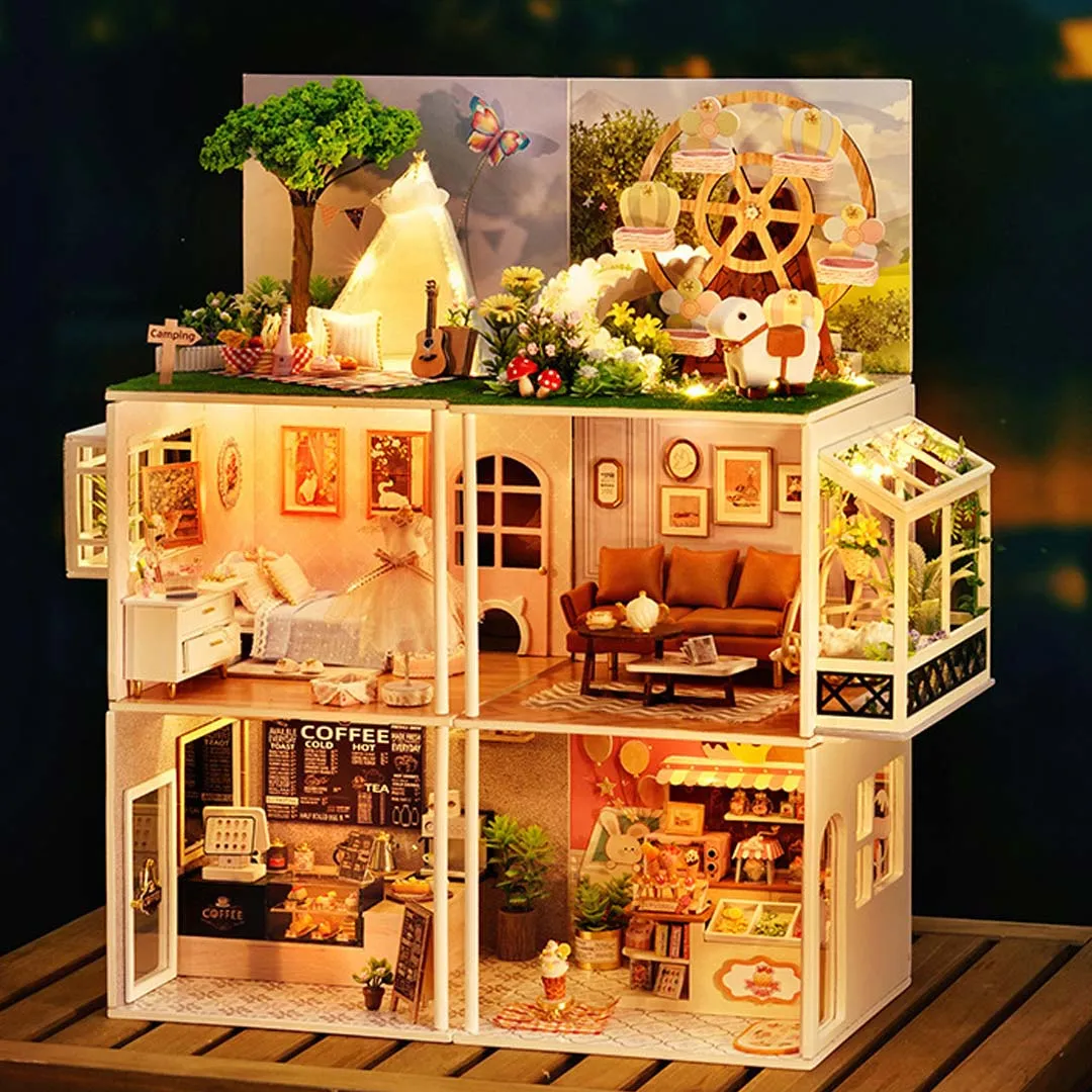 Freely Match Shop DIY Wooden Miniature House Kit