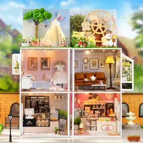 Freely Match Shop DIY Wooden Miniature House Kit