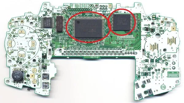 Game Boy Advance OEM Chipset - CPU & RAM