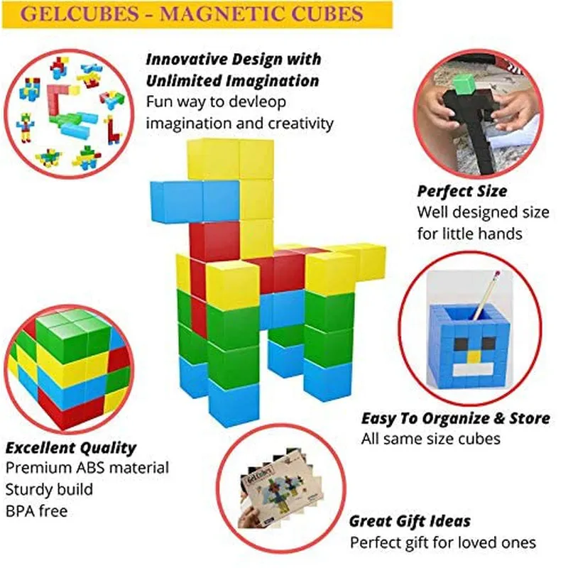 Gelcubes Magnetic Set (60 Pcs)