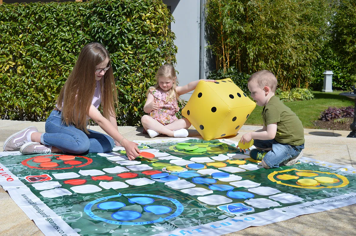 Giant Garden Ludo 2m x 2m (2-4 players)