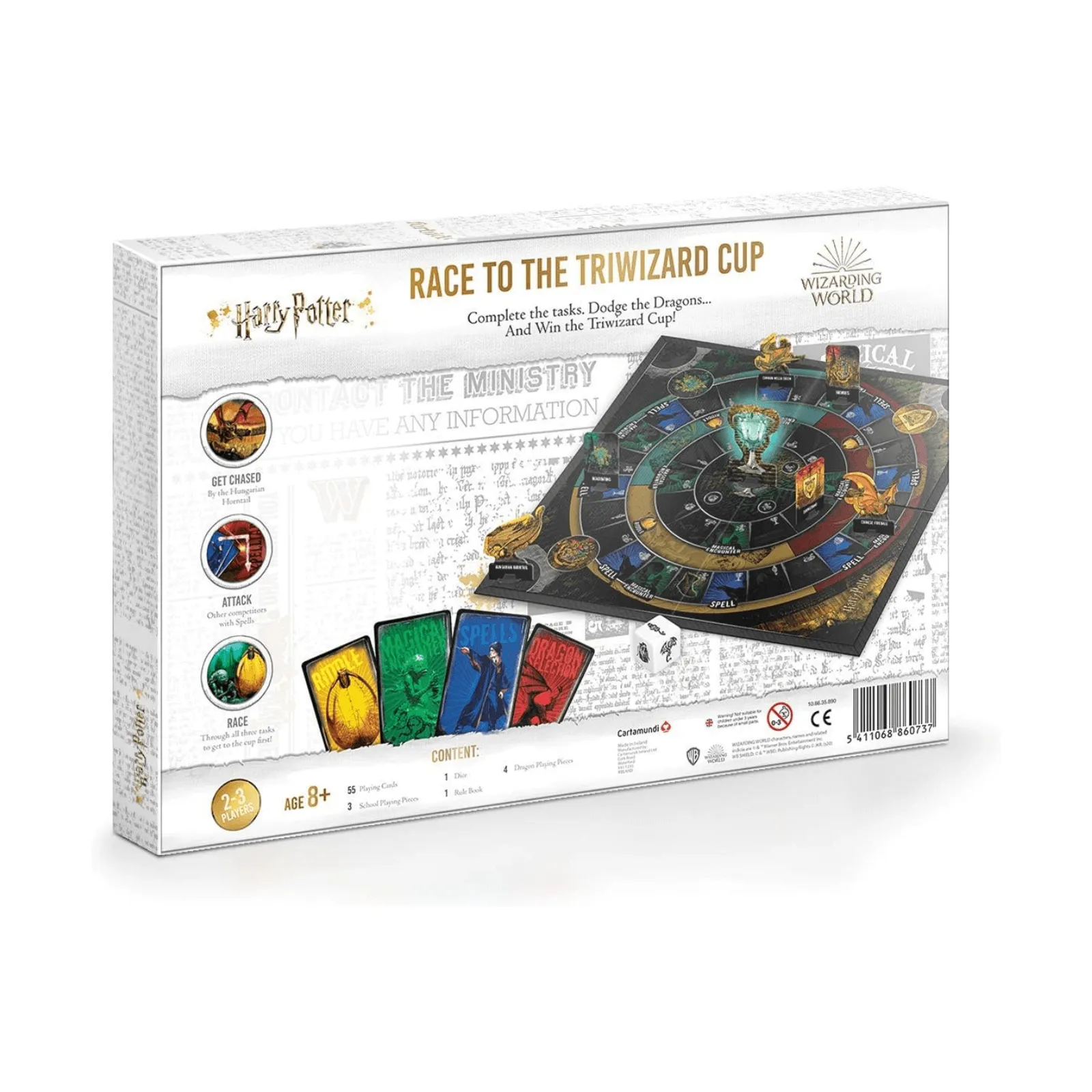 Harry Potter Wizarding World Board Game Quest Hogwarts Age 8 