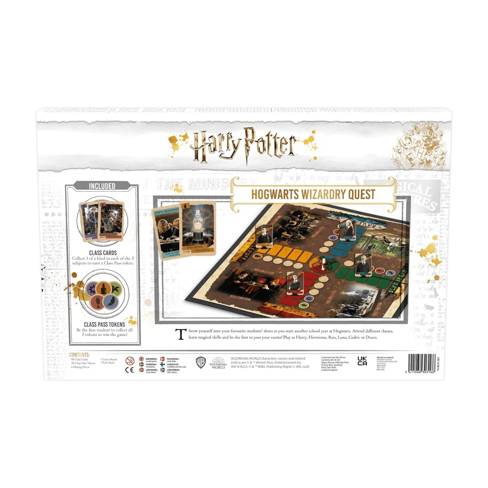 Harry Potter Wizarding World Board Game Quest Hogwarts Age 8 