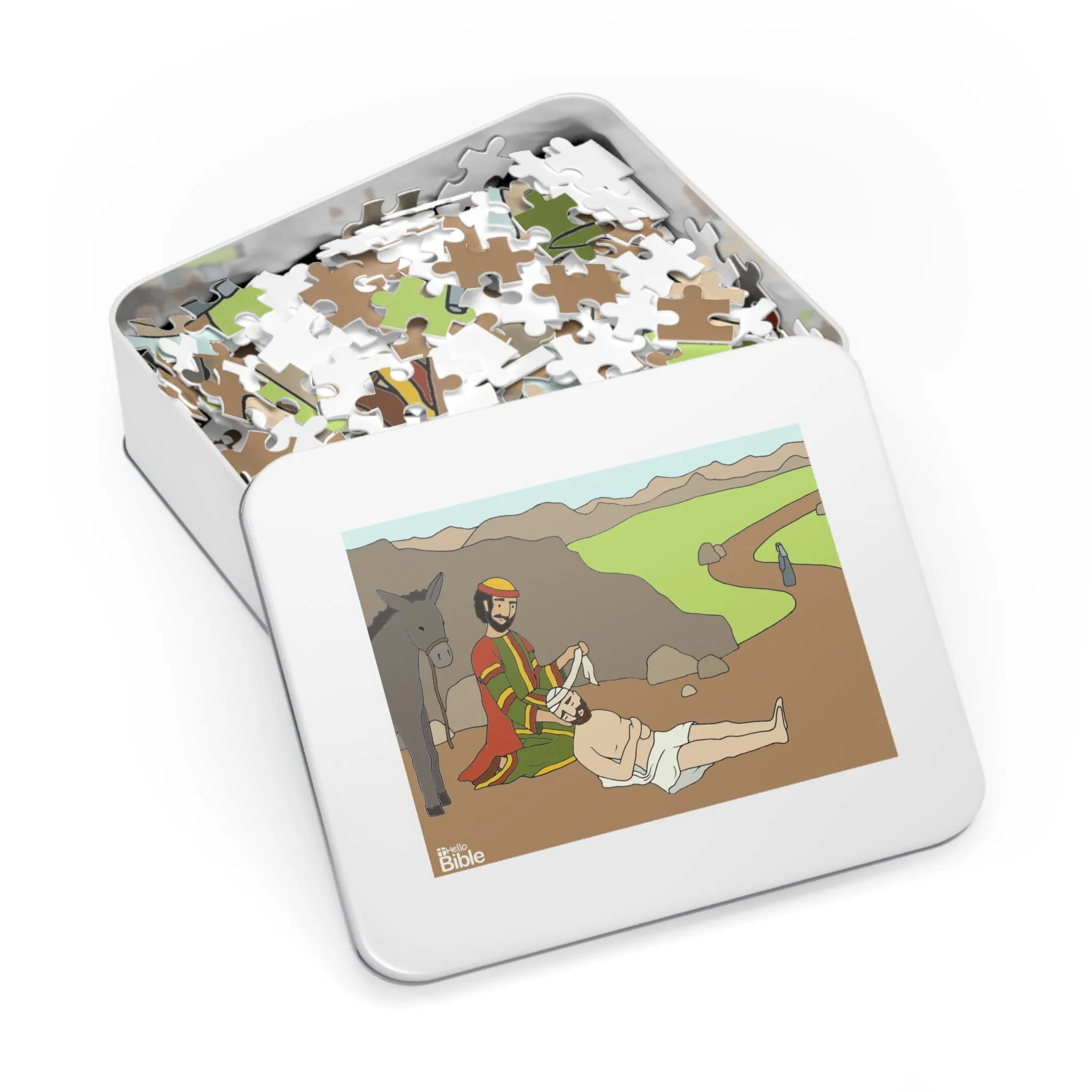 HelloBible The Good Samaritan Jigsaw Puzzle (110, 252, 500 Piece)