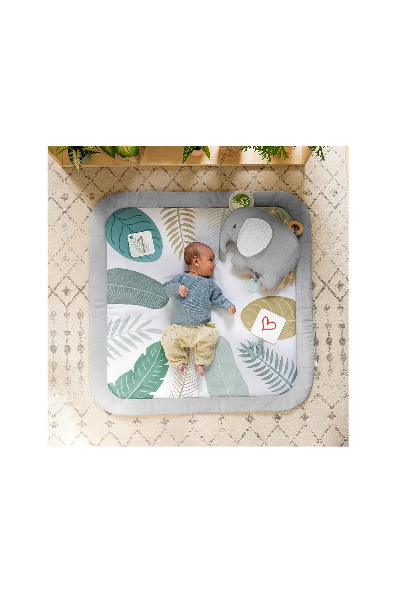 Ingenuity Sprout Spot Baby Milestone Play Mat