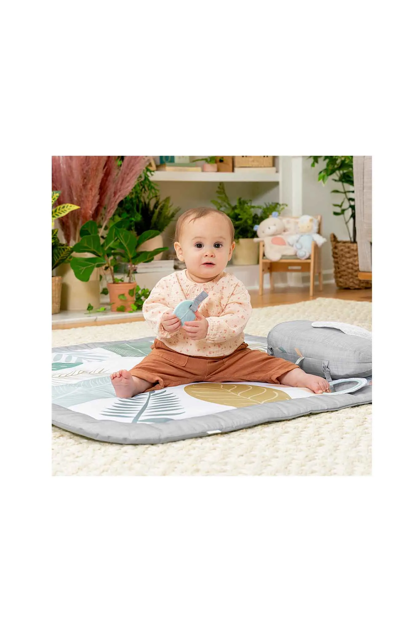 Ingenuity Sprout Spot Baby Milestone Play Mat