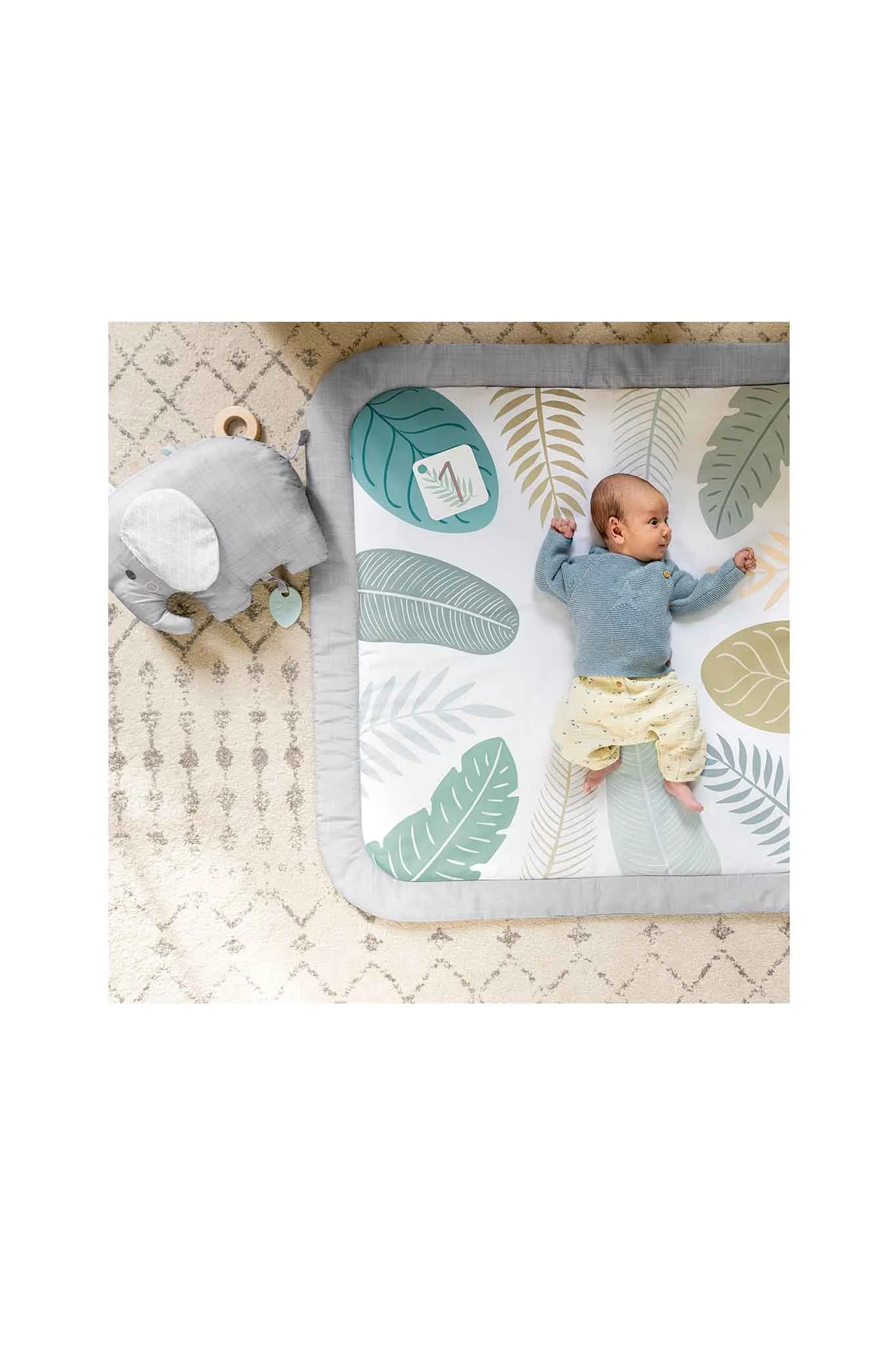 Ingenuity Sprout Spot Baby Milestone Play Mat