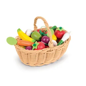 Janod Fruits and Vegetables Basket 24 pcs