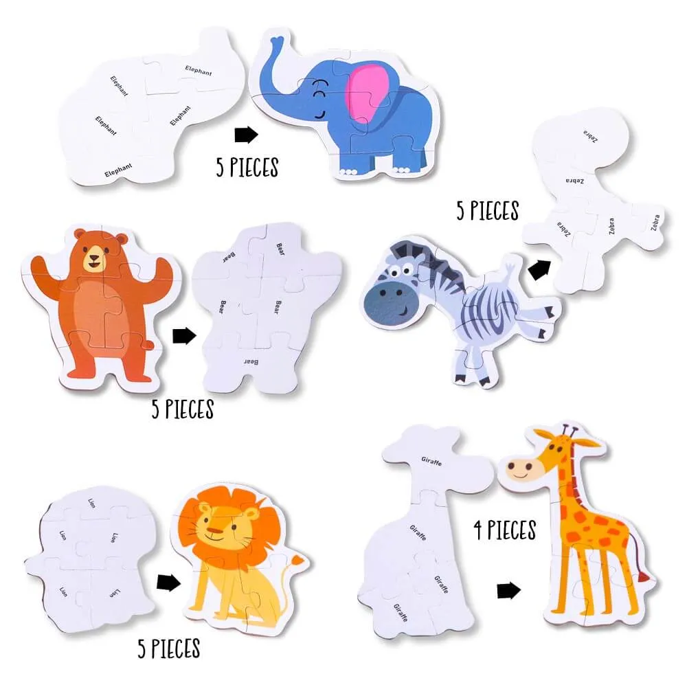 Kids Animal Toys - Wooden Puzzle