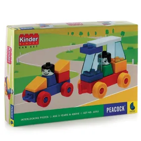 Kinder Blocks Car Set (Building Blocks Set) - 24 Pieces