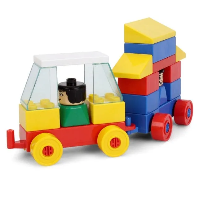 Kinder Blocks Car Set (Building Blocks Set) - 24 Pieces