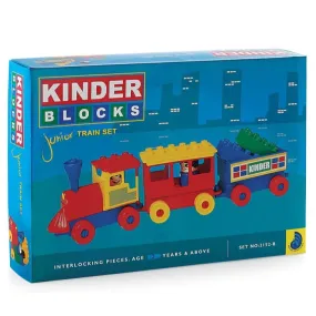 Kinder Blocks Junior Train Set (Building Blocks Set)