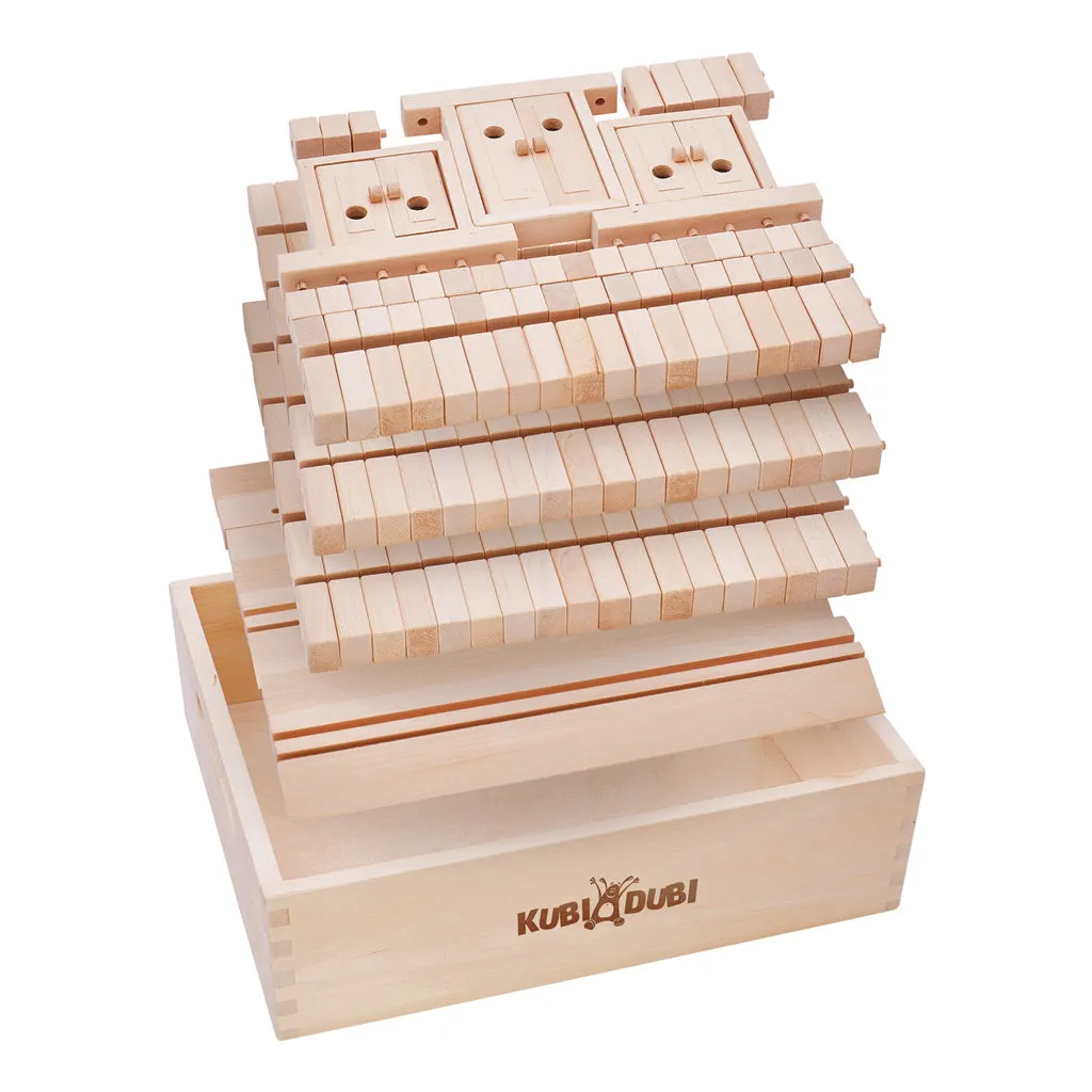 Large Wooden Building Blocks - Kubi House