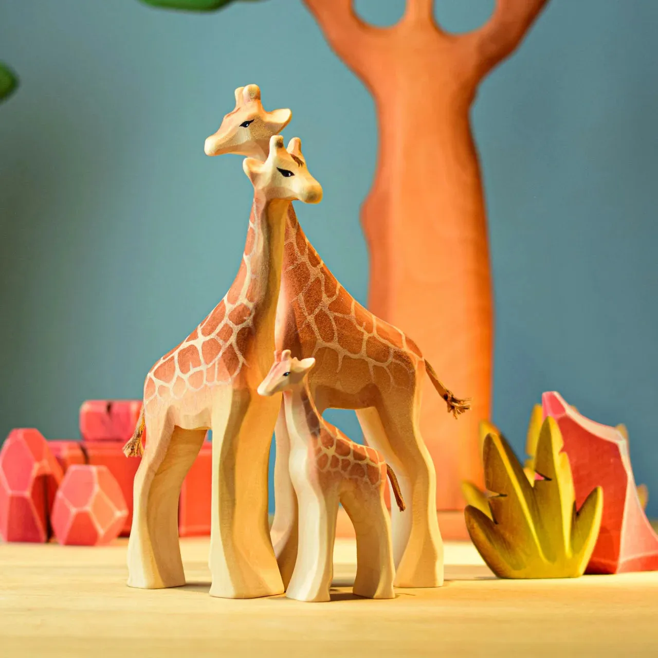 Large Wooden Giraffe - Female