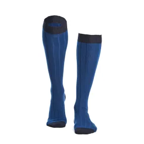 LONG BLUETTE AND BLUE BICOLOR COTTON SOCKS