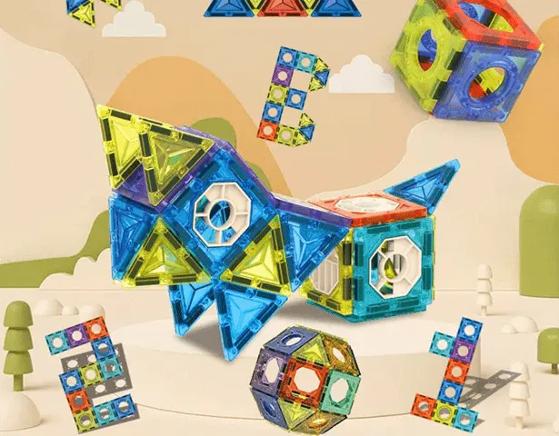 Magnetic Puzzle Blocks | 41Pcs