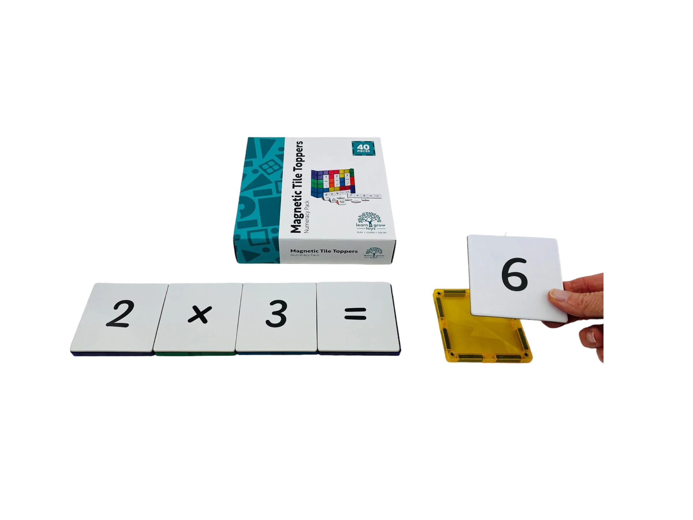 Magnetic Tiles Toppers - Numeracy