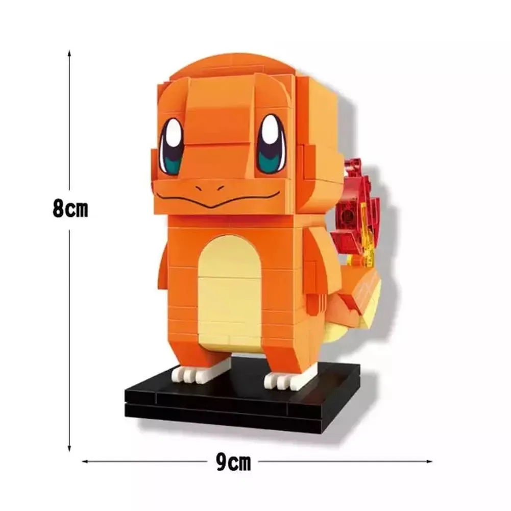 MOC  Compatible  2022 New Anime Cartoon Pokemon Pikachu Bulbasaur Building Blocks Bricks Sets Movie Dolls Model Kids toys